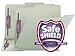 Smead Pressboard File Folder with SafeSHIELD Fasteners, 2 Fasteners, 2/5-Cut Tab Right of Center Position, Guide Height, 1