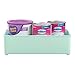 mDesign Baby Food Storage Organizer Bin for Formula, Bottle Brushes - 10