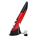 2.4GHz Wireless Optical Pen Mouse Lcyyo Adjustable 800 1200 1600DPI USB Optical Pen Mouse with Pen Stand for PC Computer Desktop Notebook Laptop (Red)
