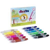 Not Your Ordinary Crayons, 3 in 1 Extraordinary Bolder Crayons, Pastel and Watercolor Effects (12 Colors)