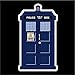 Keen Doctor Who Tardis Vinyl Decal Sticker|Cars Trucks Vans Walls Laptops Cups|Full Color|5.5 X 3 in|KCD774