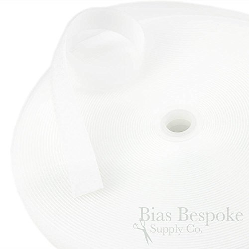 27 Yard Rolls of White Sew-on Hook and Loop Fastening Tape, 1