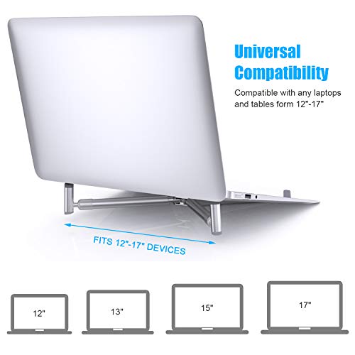 Portable Laptop Stand for Airflow, Adjustable Laptop Stand for MacBook