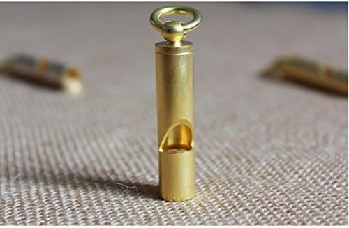 AGadget Multi-purpose Survival Signal Whistles Bottle Opener Keychain Brass Classic EDC Tool Outdoor (0.8)