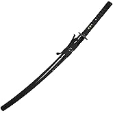Kamaiwo-1045/1060 Handmade Hand Forged Authentic,Japanese Katana are a Unique Gift for Men - Full Tang High Carbon Steel Makes a Memorable for Martial Arts Collectors, Black