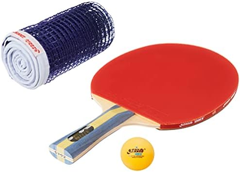 TT BAT S-S302 DHS with TT Ball DHS 40MM 1 Star Orange (30 Pcs Box) (Black/Blue) TT NET409