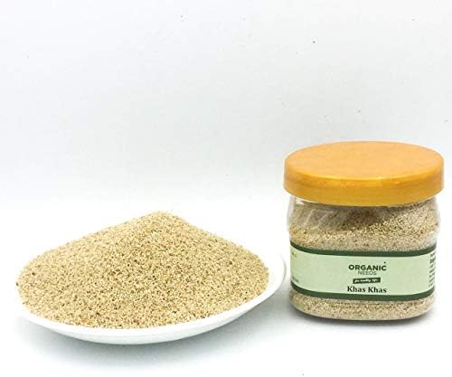 Organic Needs Superior Quality Natural Indian Khas Khas Poppy Seeds (120 g) - 100% Pure & Natural with Hygienic packing and best quality