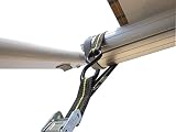 Awning Tie Down Kit - RV's - Campers - With Screw in Anchors - Made in USA
