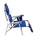 Rio Beach Face Opening Sunbed High Seat Beach Chair & Lounger, Blue