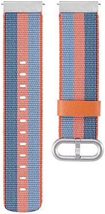 For Samsung Galaxy watch 46mm Watch Band，veyikdg Women Men Unisex Nylon weave Band Wrist Strap 22mm For Samsung Galaxy watch 46mm/gear S3/ Gear 2 Couple Adjustable Replacement Wristband (❤Light blue)
