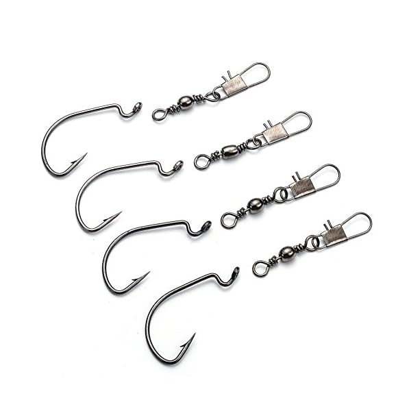 Isafish-101-pcs-Fishing-Lure-Kit-Combo-Including-Fish-Hooks-HardSoft-Bait-And-Other-Saltwater-Freshwater-Lures-for-Fishing-With-Tackle-Box-White