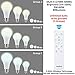 AmeriLuck Remote Control LED Light Bulb Kit, Adjustable Color Temp, One-to-many Group-able, Perfect for Any Applications (2 Bulbs + 1 Remote)