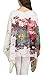iNewbetter Women's Chiffon Caftan Poncho Tunic Top Cover up One Size Scarf Top (White)