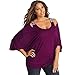 Goddessvan Plus Size Tops, Women 3/4 Sleeve Off-Shoulder Loose Floral Prints Shirt Tops Blouse