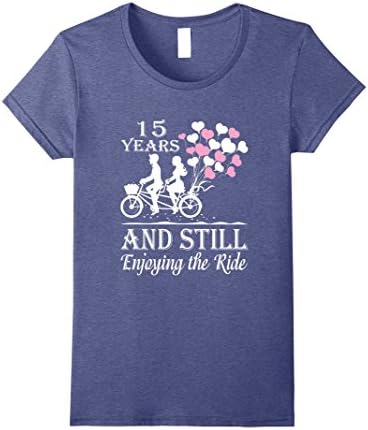 Womens 15th Wedding Anniversary Gifts T-Shirt Perfect Couple Shirt Large Heather Blue