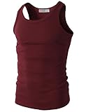 H2H Mens Active Slim Fit Basic Designed Lightweight Athletic Tank Top