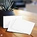 Blank Index Flash Note Cards | 80lb Heavyweight Thick White Cover Stock. 100 Cards Per Pack | 5 x 8