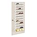 Lynk 36 Pair Over Door Shoe Rack - White