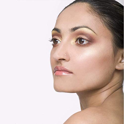 8 Pcs 18 Gauge Stainless Steel Nose Rings Studs L Shaped Crook Nose Body Piercing Jewelry 1.5mm 2mm 2.5mm 3mm Diamond CZ Nose Stud L Bend for Women Girl Piercing (Sliver-Steel)