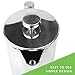 LINKYO French Press Coffee Maker - Easy Clean Stainless Steel Coffee Press, 34 ounce (1 Liter)
