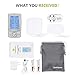 OasisSpace Tens Unit EMS Rechargeable Dual Channel Muscle Stimulator Machine with 8 Pads, Electrode Massager, Electronic Pulse Massager