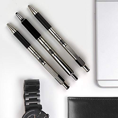 Pilot G301 Roller Ball Gel Pen (schwarze Tinte, Medium) – Einziehbare Gel-Schreiber