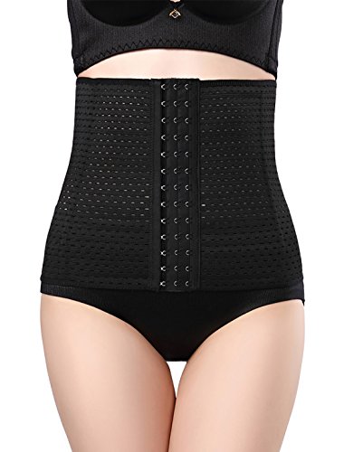 Aivtalk Waist Trainer For Women Weight Loss Belts Adjustable Slimming Lumbar Body Shaper Wrapper Tummy Trimmer Band Abdomen Binder Size S Black On Galleon Philippines