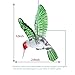 Amzdeal Hummingbird Solar Mobile Solar Mobile Wind Chime Solar Powered LED Light Color Changing Hummingbird Wind Chimes for Outdoor Garden Décor Christmas