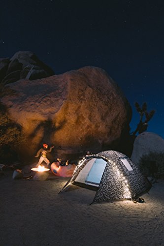 Chillbo Cabbins 2 Person Tent with Cool Patterns Ultimate Camping Gear for Backpacking Car Camping Music Festivals Family Camping Tents for Camping Sleeps 2-3