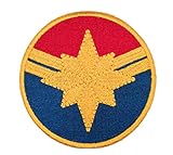 Captain Marvel Round Logo Embroidered 3