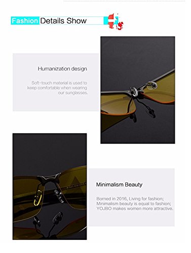 image for Wonzone Yellow Night Vision Polarized Goggles Sunglasses Unbreakable U