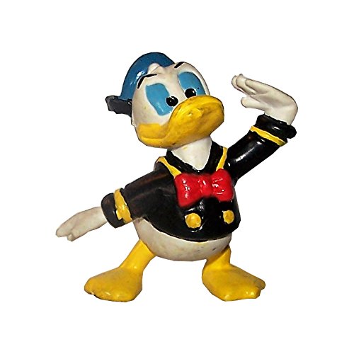 DONALD DUCK Kunststuff Figur (black suit) von Comics Spain, ca. 6,5cm
