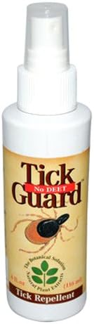 Botanical Solutions Tick Guard Repellant Spray, 4 Fluid Ounce