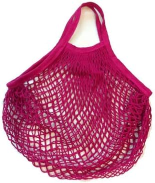 Gankmachine Reusable String Fruit Shopping Bag Supermarket Grocery shopper bag,Net tote Shoulder Bag Shopper Tote Mesh Net Woven Cotton Hand Totes