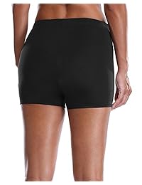 Bañador para dama de secado rápido, pantalones cortos de natación para playa