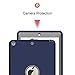 Qelus iPad 9.7 2018 Case, New iPad 2017 9.7 inch Case Heavy Duty Rugged Shockproof Three Layer Armor Defender Impact Resistant Protective Case Cover for Apple New iPad 9.7 Inch-Navy Blue/Grey