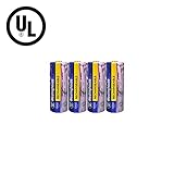 Westinghouse Battery IFR 18500 3.2v 1000 mAh Lithium Iron Phosphate LiFePO4 Solar Rechargeable Batteries Outdoor Garden Light Pack of 4