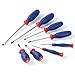 WORKPRO 8-piece Screwdrivers Set Standard and Precision, Cr-V Blades with Bi-material Handles