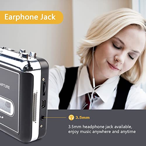 Updated Walkman Cassette Player with External Speaker Cassette Tapes