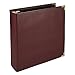 Samsill 15164 Classic Collection Executive Presentation 3 Ring Binder, 2 Inch Brass Round Ring (Holds 450 Sheets), Burgundy