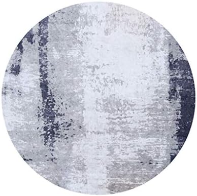 Rug Carpet Round carpet living room carpet mat coffee table carpet mat bedroom carpet mat computer desk swivel cushion environmentally friendly mat (Color : DIAMETER100CM)