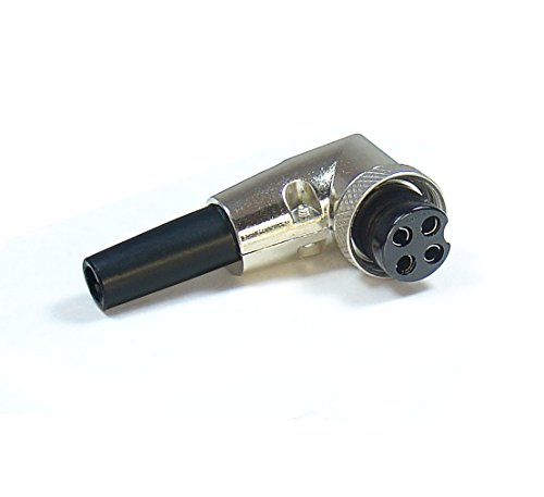 RIGHT ANGLE 4 PIN CB MICROPHONE PLUG by CES
