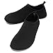 CIOR Men Women and Kids Quick-Dry Water Shoes darkweight Aqua Socks For Beach Pool Surf Yoga Exercise ,CT18,black,44.45