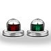 Boat Lights - 2 Pack Boat Navigation Lights Red and Green Led Boat Lights Marine Steel Bow Navigation Lights for Boats Led Boat Light Boat Accessories for Pontoon, Skiff and Small Boat - DC 12V
