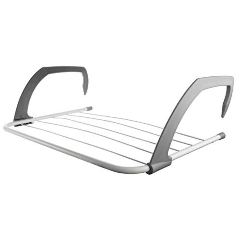 Addis Radiator Airer With Adjustable Brackets in White, 3 m