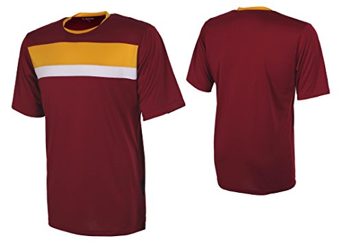 burgundy soccer jersey