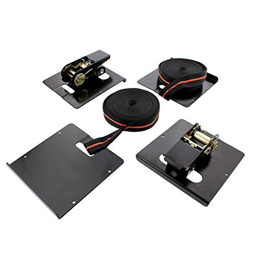 DCT Flooring Strap Clamp Flooring Tools Flooring Installation Tools and Clamping Ratchet Tie Down Strap 16 Foot, 2 Pairs