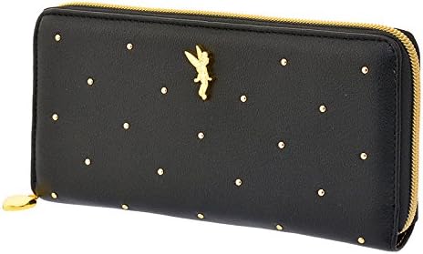 Amazon Co Jp ディズニー ティンカーベル ブラック 長財布 ウォレット ディズニープリンセス アリエル ラプンツェル ベルなど シール2枚セット ディズニーストア 限定 雑貨 グッズ キャラクター おもちゃ