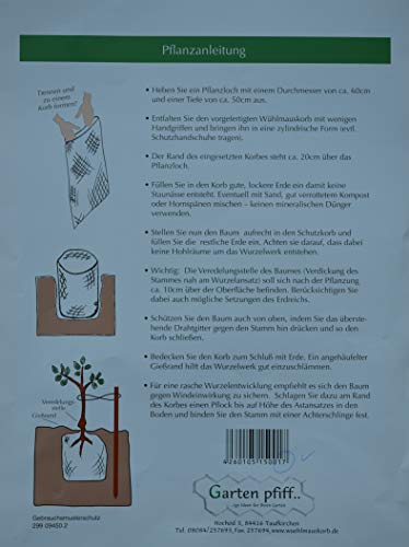 Wuehlmauskorb für Bäume, verzinkt – Bild 7