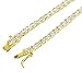 14k Yellow Gold Finish Lab Diamond Solitaire Tennis Link 26